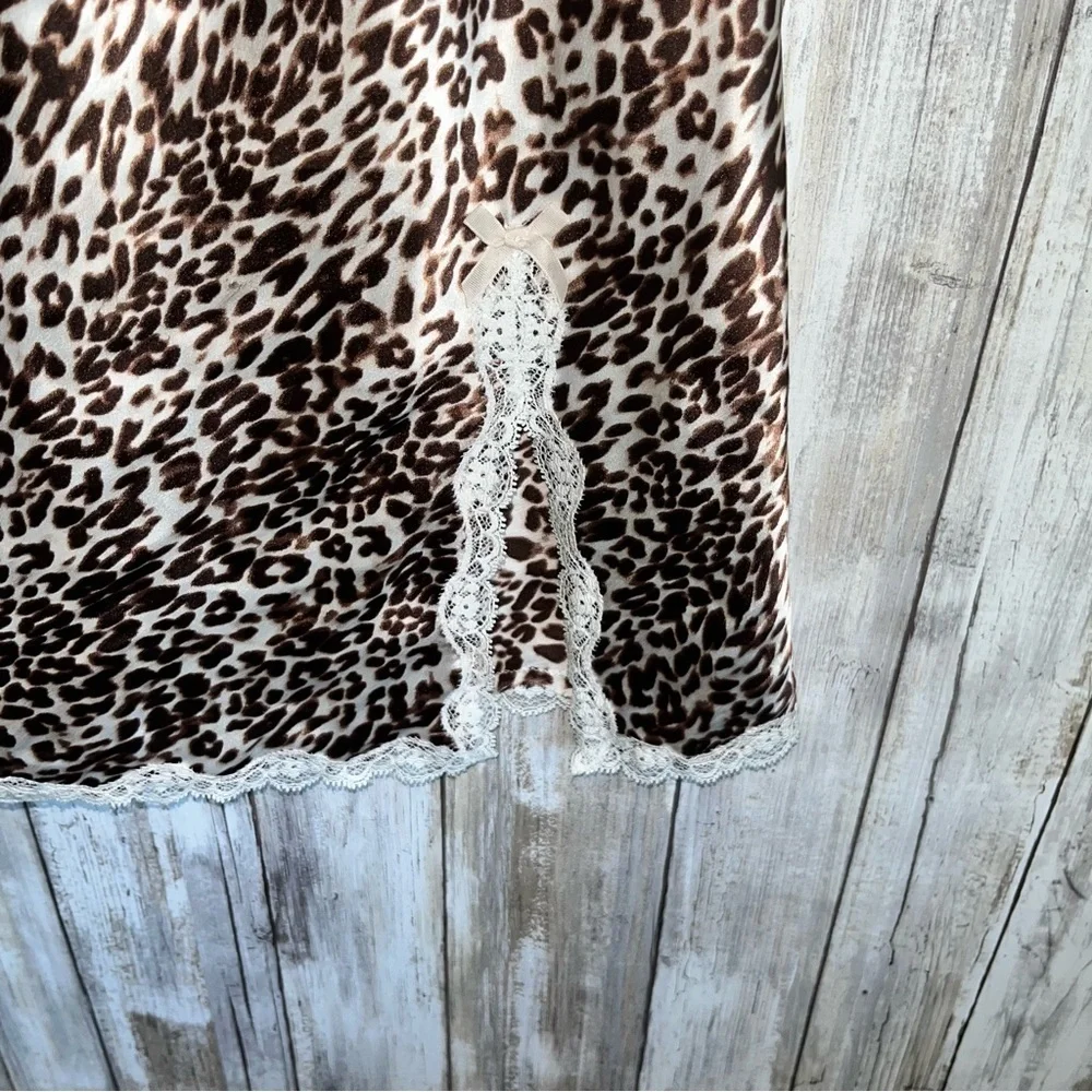 Victoria’s Secret Satin Leopard Night Slip - Picture 3 of 6
